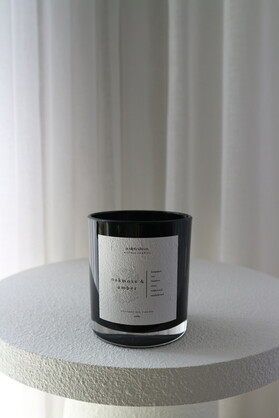 Oakmoss & Amber Eco Friendly Scented Candle
