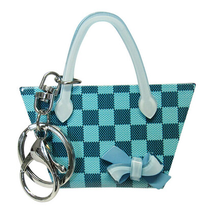 KR-HandBag Blue Checks