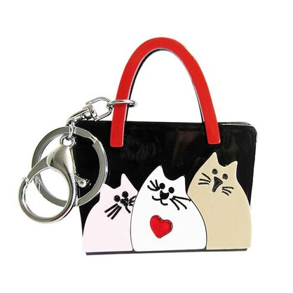 KR-H'bag Black/Three Cats