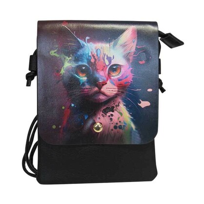 Shoulder Bag Painted Cat
