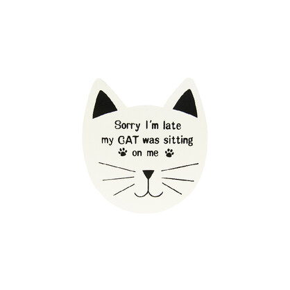 Cat Magnet Cat Sitting