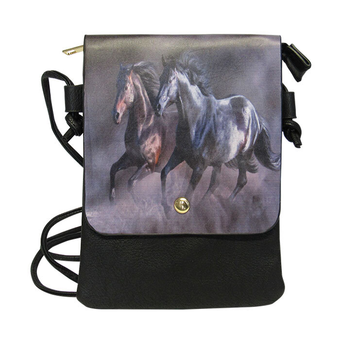 Shoulder Bag Pair Horses