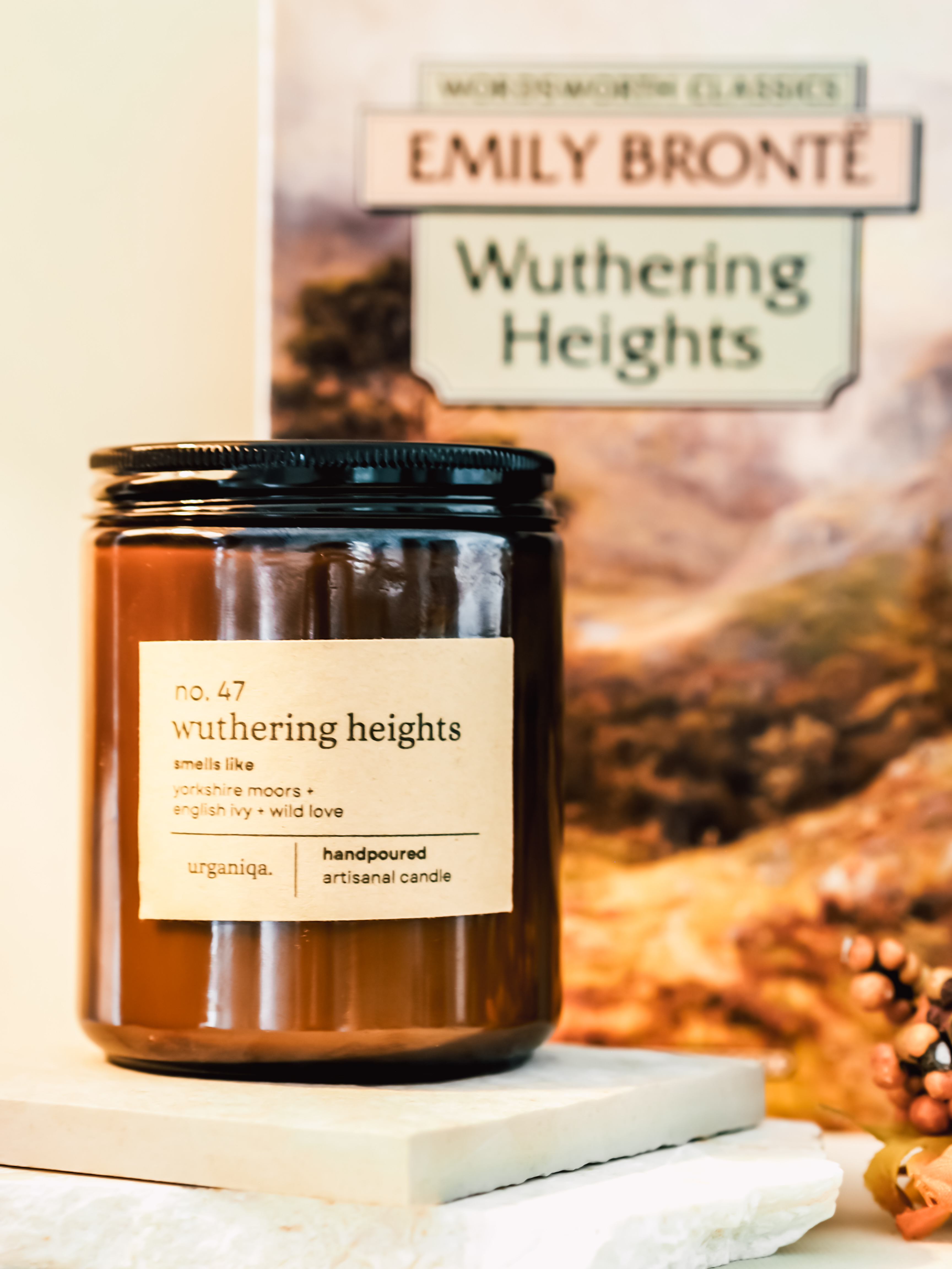 Nobela Literary Candle - Wuthering Heights