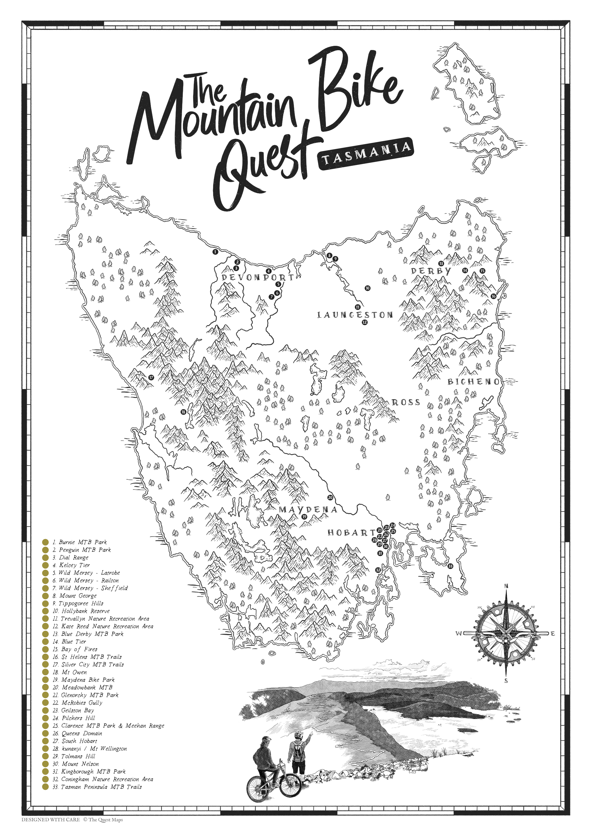 The Tasmania Mountain Bike Quest