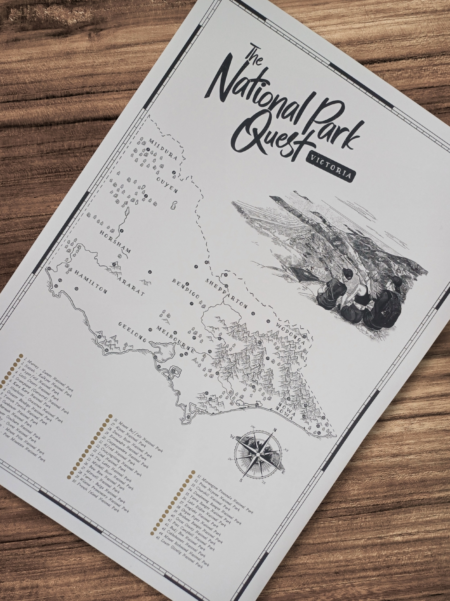 The Victoria National Park Quest