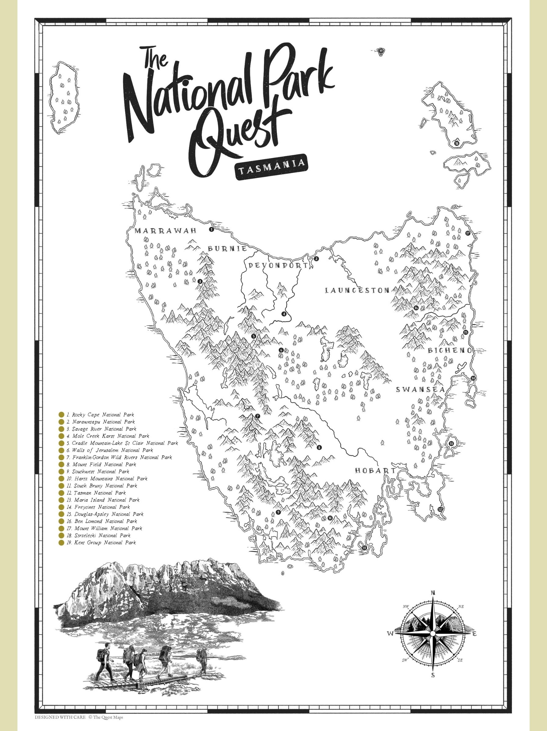 The Tasmania National Park Quest