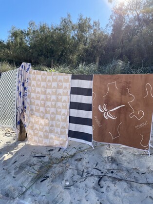 Capri Beach Towel With Pocket
