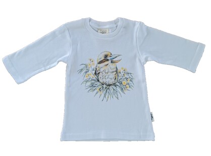 Kookaburra | Organic Cotton T-Shirt | 3/4 Sleeve | Size 1 - 7