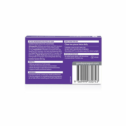 Goodspace Anxiety Aid Chewing Gum 10pk