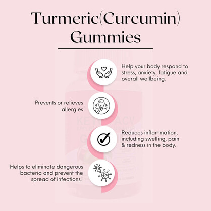Nature's Basket Turmeric(Curcumin) 60 Gummies