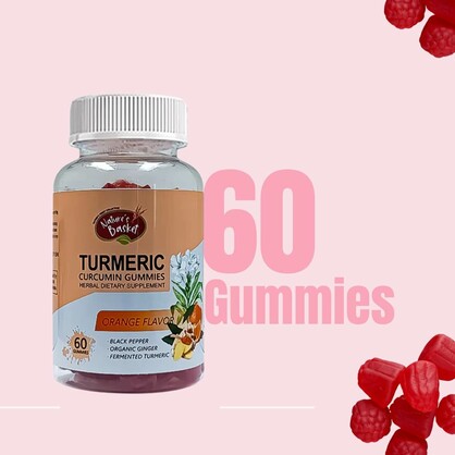 Nature's Basket Turmeric(Curcumin) 60 Gummies