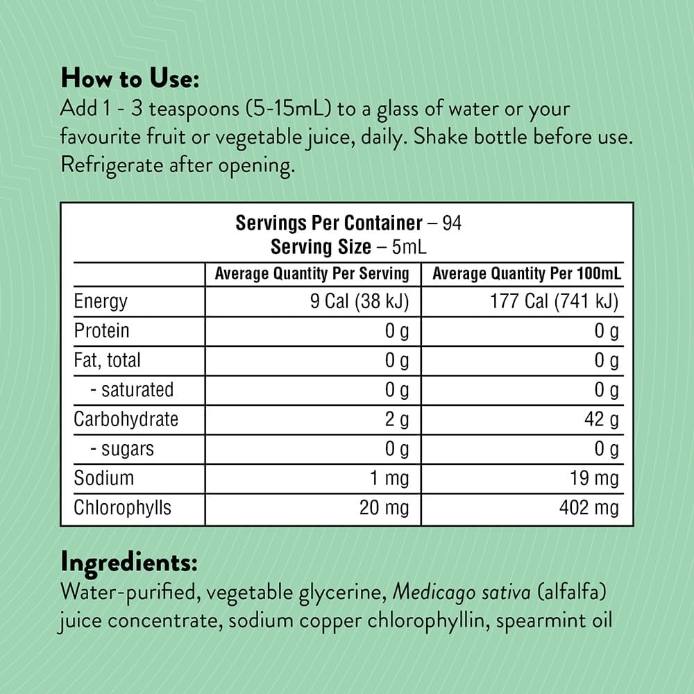 Nature's Sunshine Liquid Chlorophyll 473ml