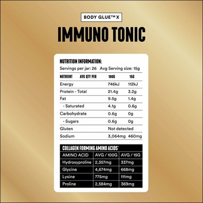 Gevity Rx Body Glue X Immuno Tonic 390g