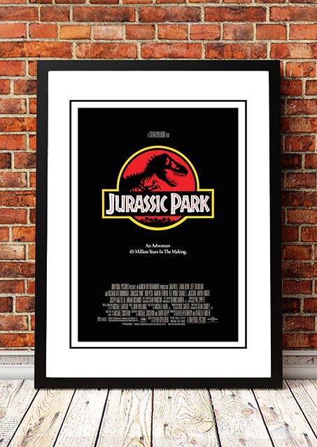 Jurassic Park' Framed 1990's Movie Poster!