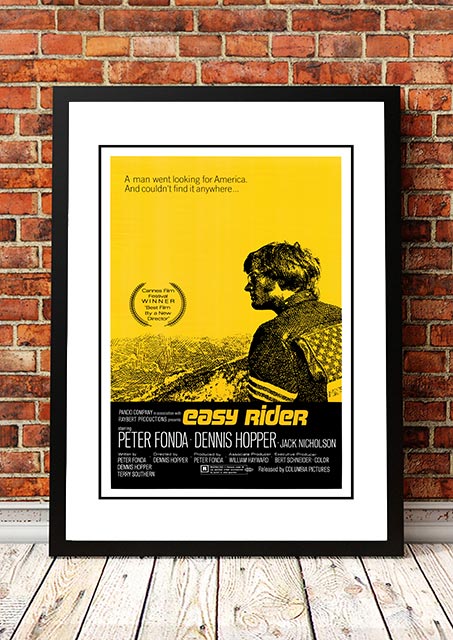 Easy Rider' Framed Cult Movie Poster!