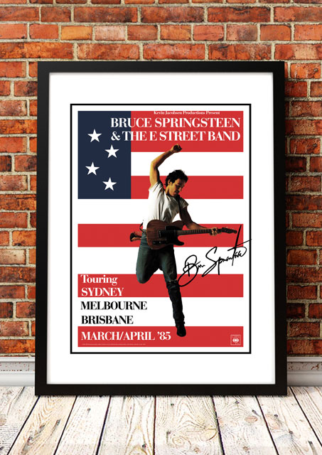 Wholesale Signed BRUCE SPRINGSTEEN 'Born in the USA' Australian Tour ...