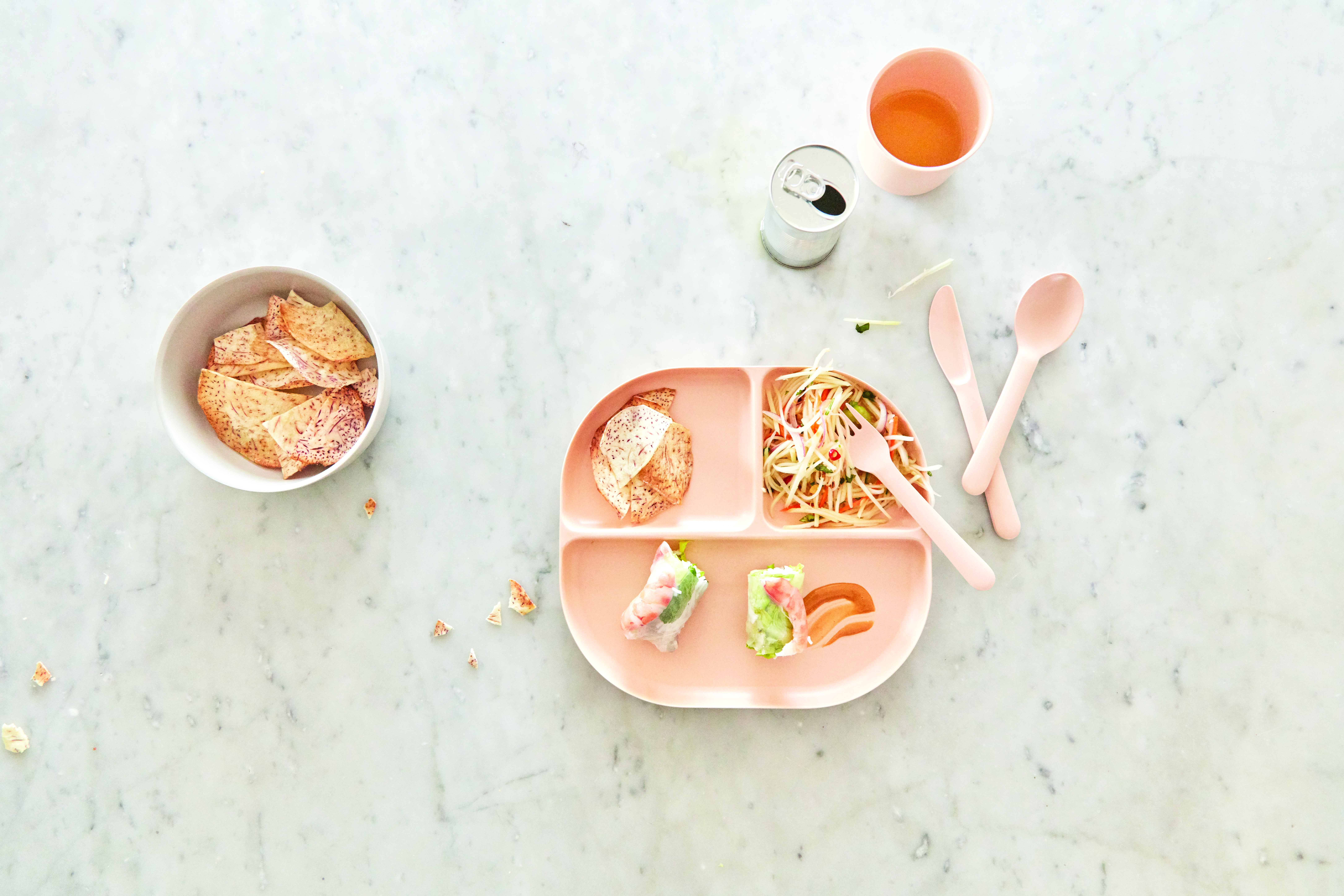 Bamboo Divided Plate