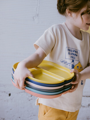 Bamboo Divided Plate