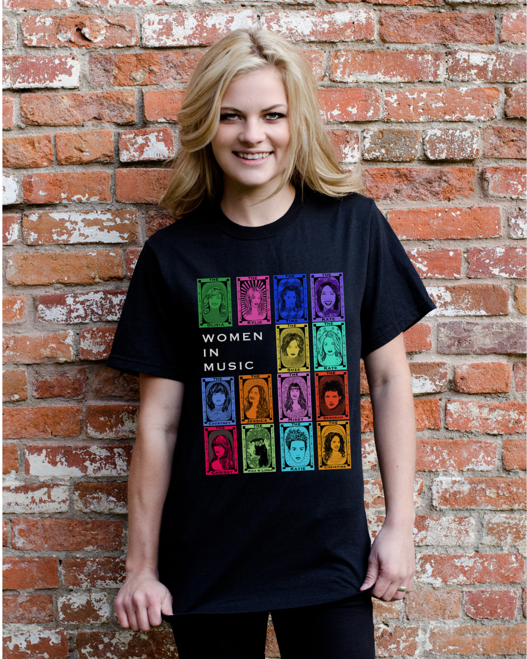 Iconic Women in Music T shirt