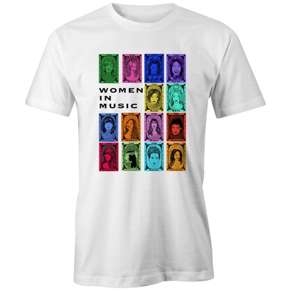 Iconic Women in Music T shirt