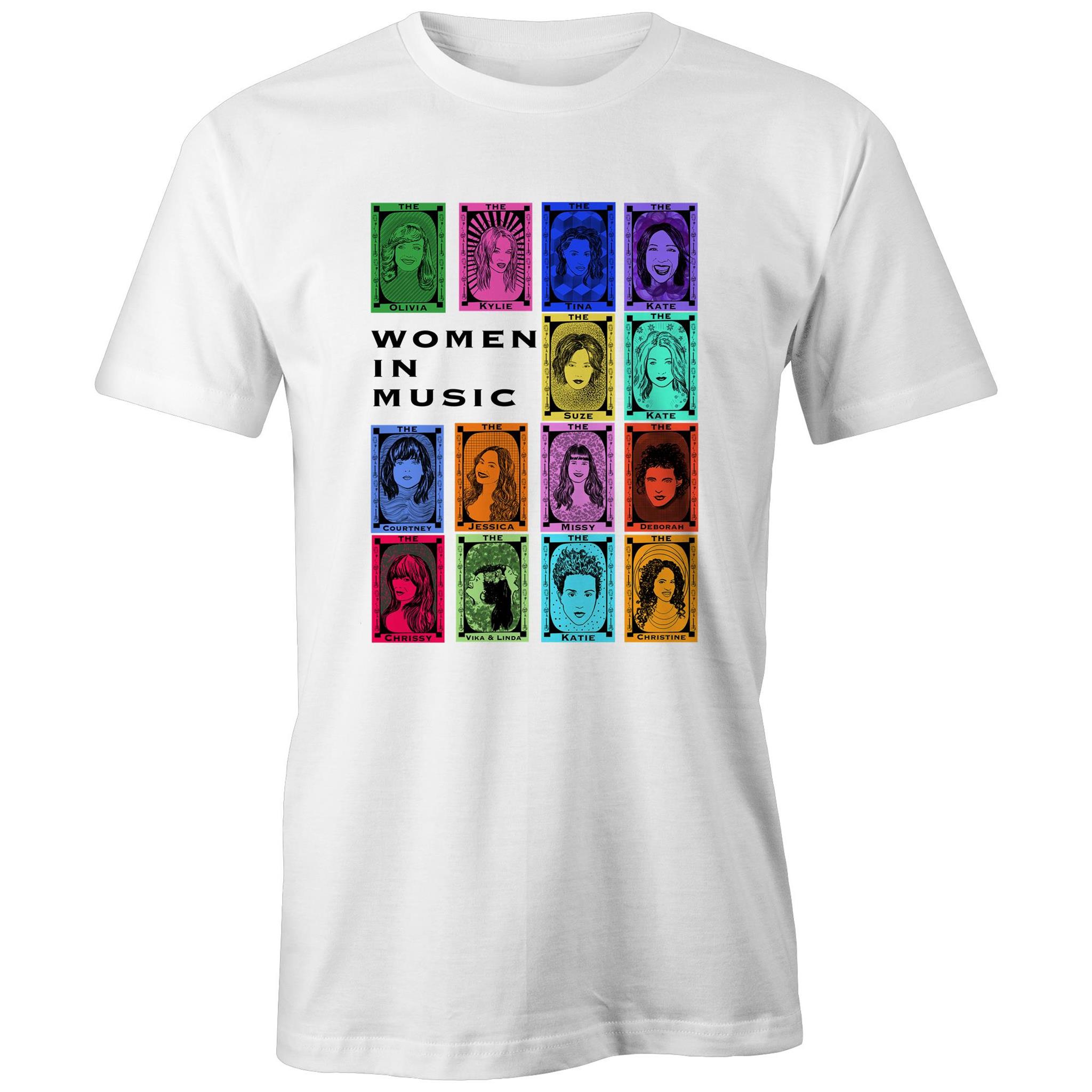Iconic Women in Music T shirt
