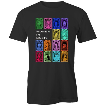 Iconic Women in Music T shirt
