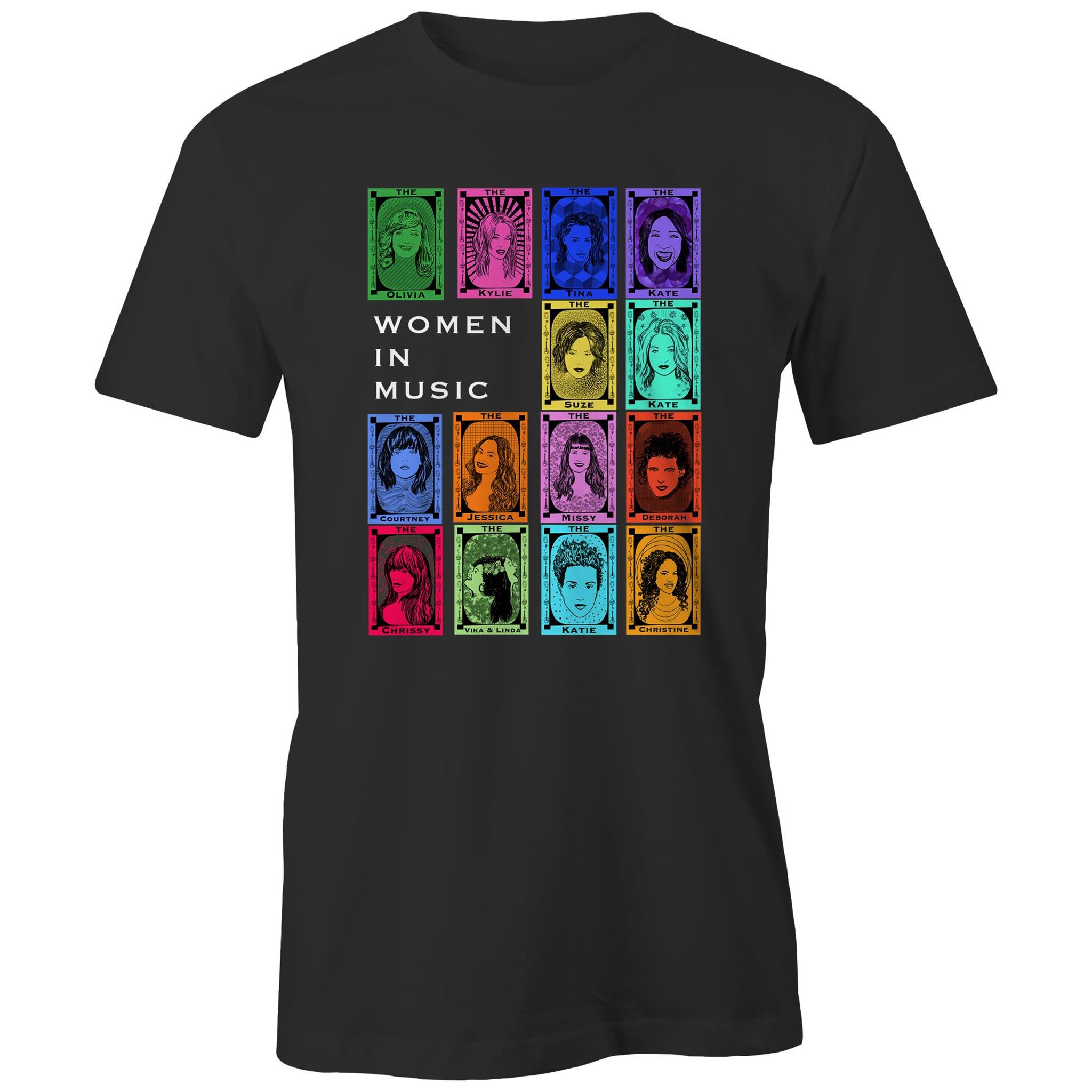 Iconic Women in Music T shirt