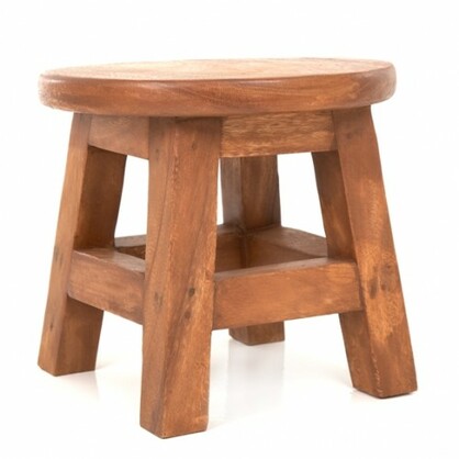 Fair Trade Wooden Stool Platypus
