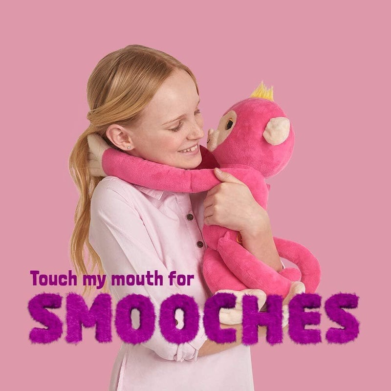 Fingerlings HUGS - Bella (Pink) Advanced Interactive Plush
