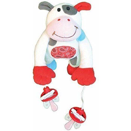 Pullypalz Pacifier Holder Moo Moo Cow Entertaining
