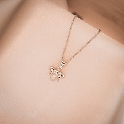 Honey Bee Sterling Silver Pendant