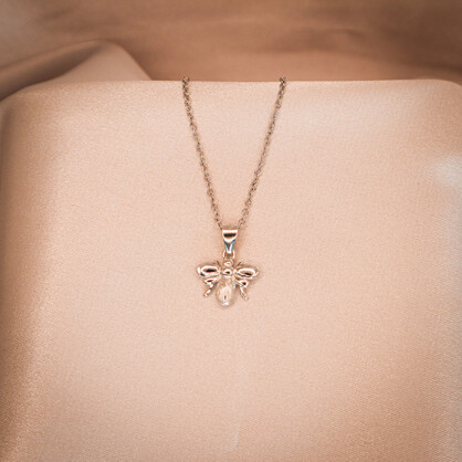 Honey Bee Sterling Silver Pendant