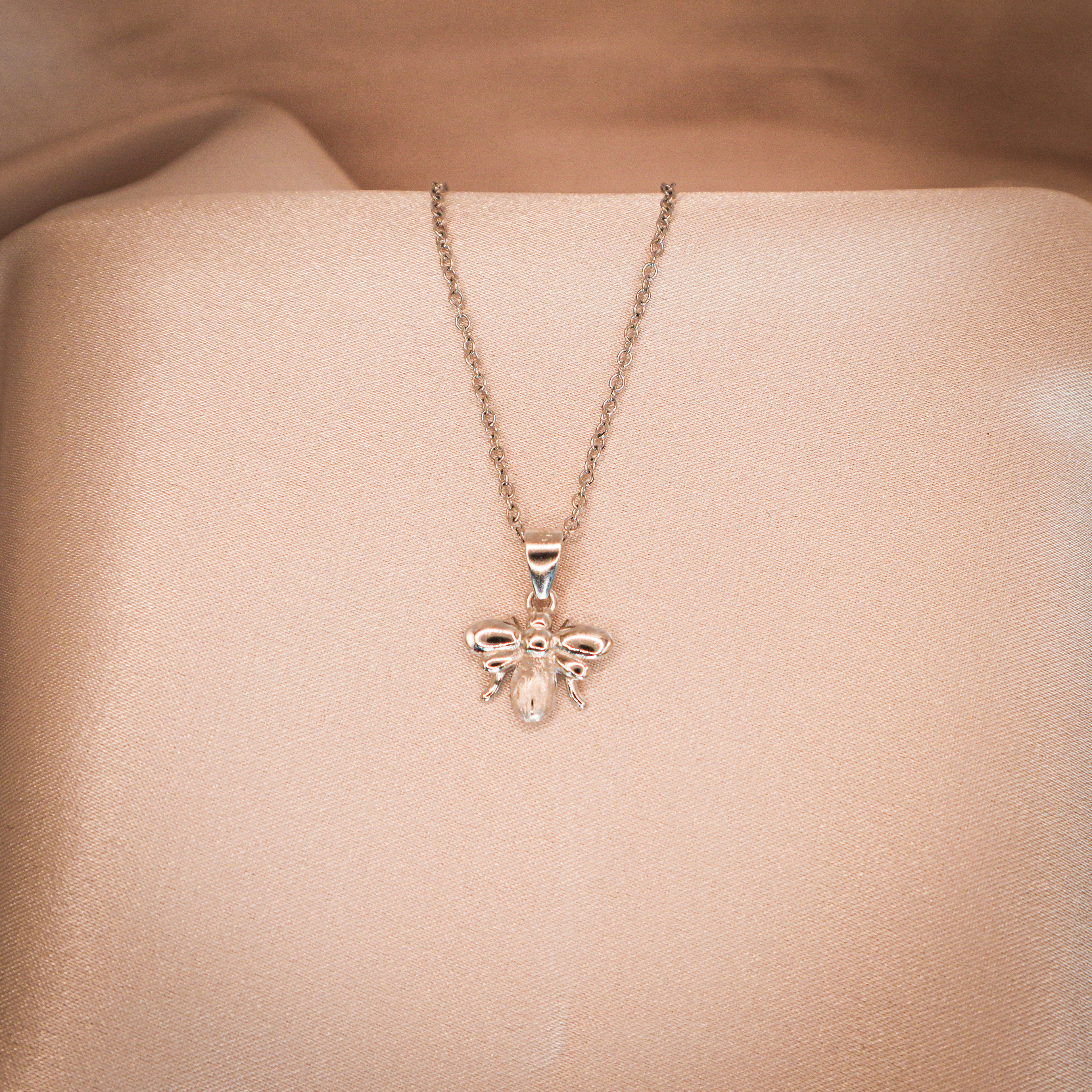 Honey Bee Sterling Silver Pendant