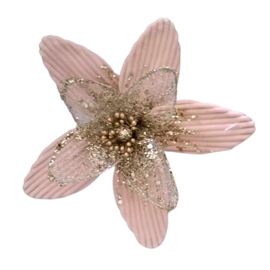 Pink Cord Flower 21cm Large