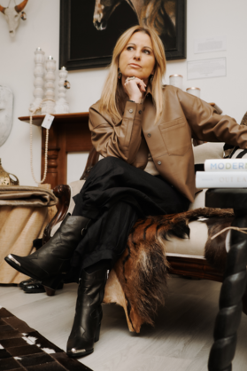 Vin Leather Shirt Jacket