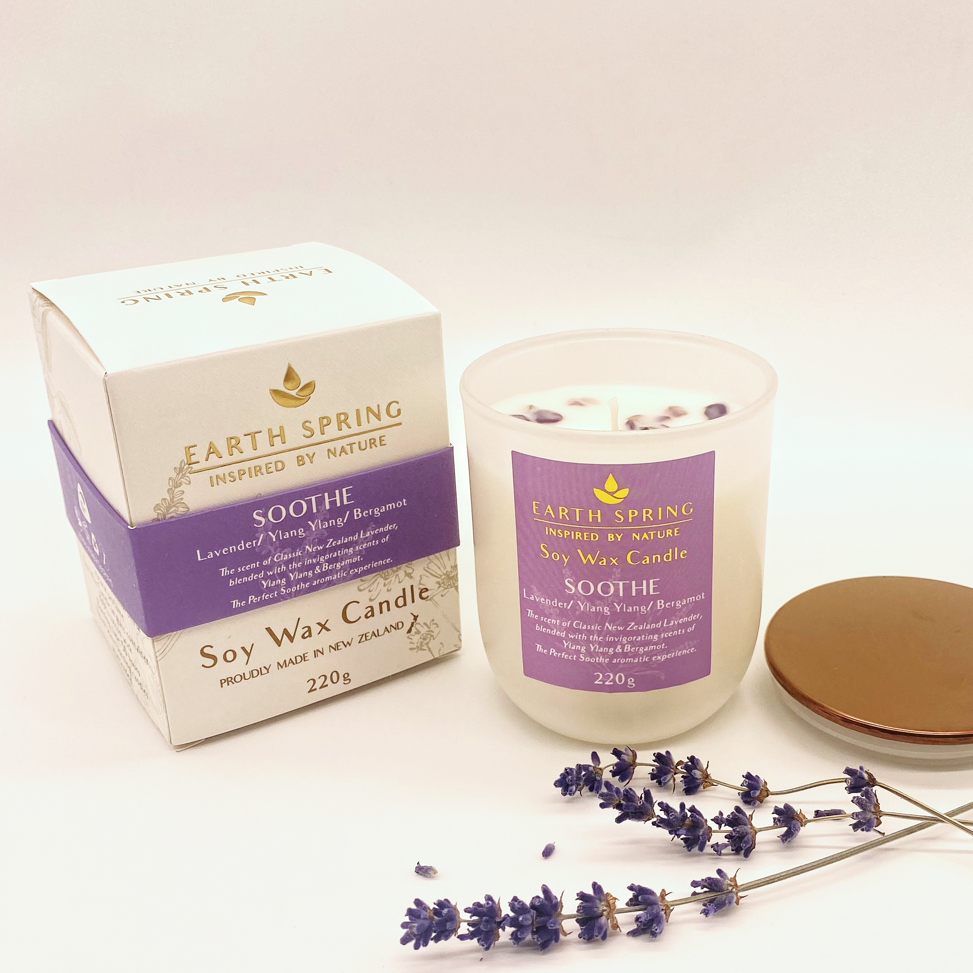 Earth Spring SOOTHE SOY CANDLE 220G