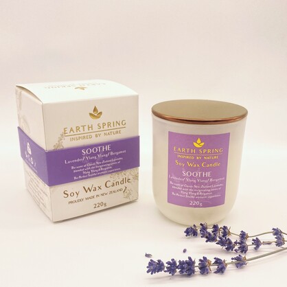 Earth Spring SOOTHE SOY CANDLE 220G
