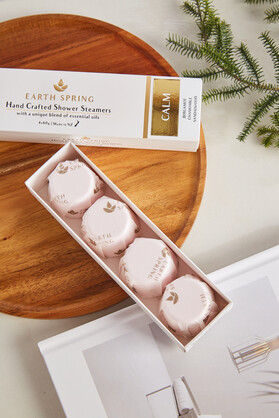 Earth Spring CALM Hand Crafted Shower Steamers (4 pack)