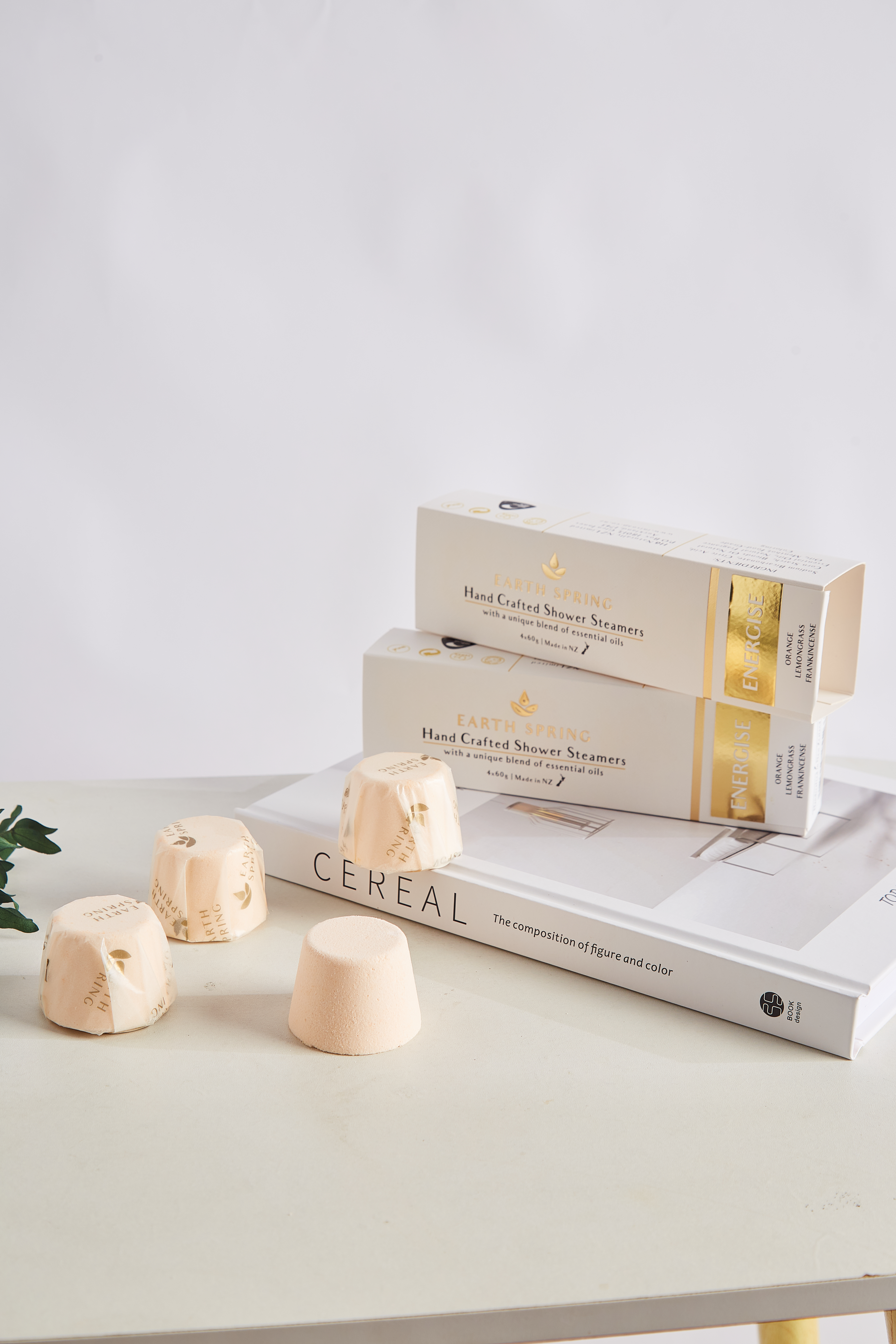 Earth Spring ENERGISE Hand Crafted Shower Steamers (4 pack)