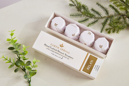 Earth Spring RELAX Hand Crafted Shower Steamers (4 pack)
