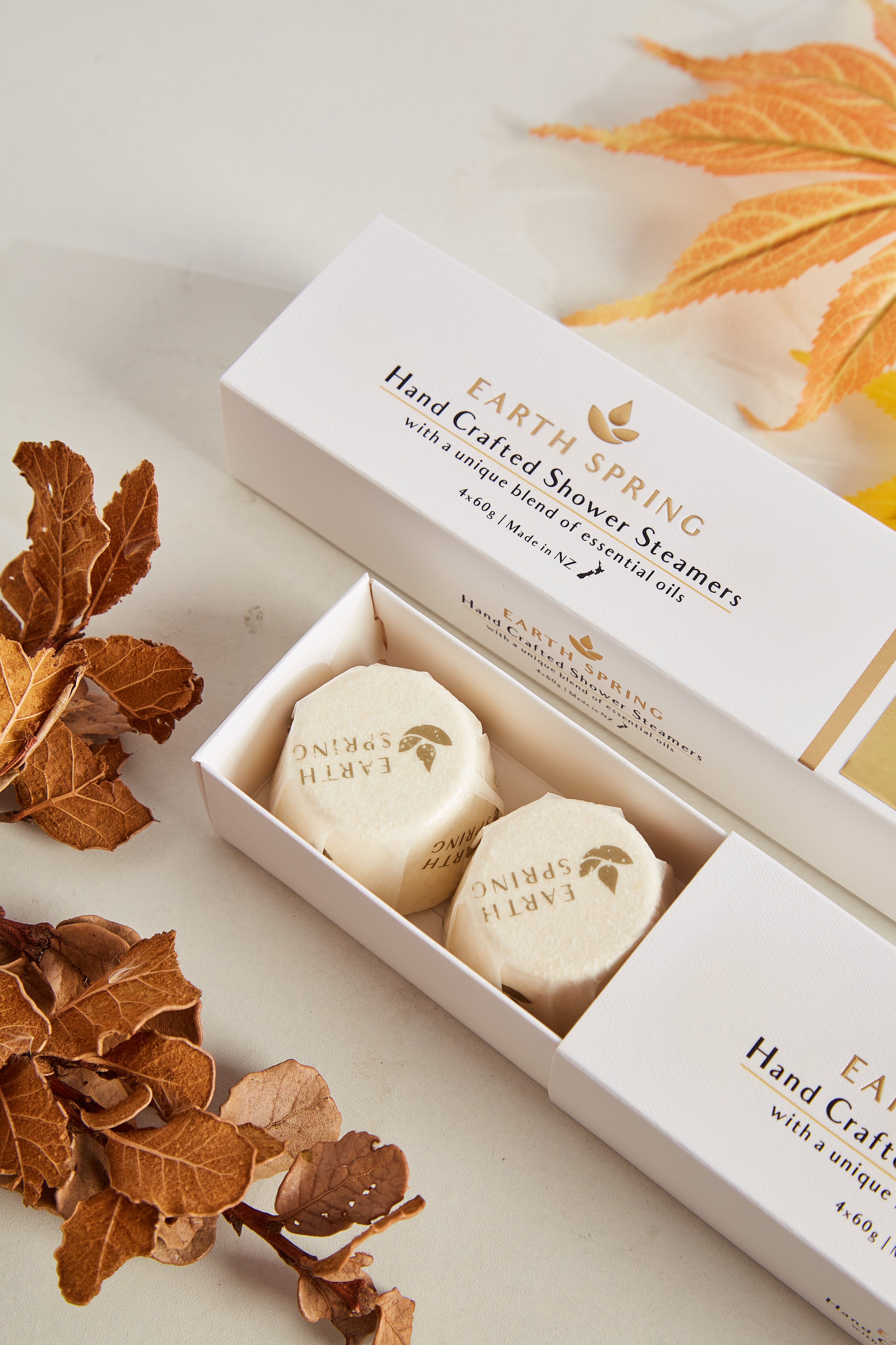 Earth Spring WAKE Hand Crafted Shower Steamers (4 pack)