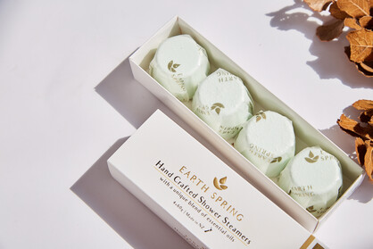 Earth Spring BREATHE Hand Crafted Shower Steamers (4 pack)