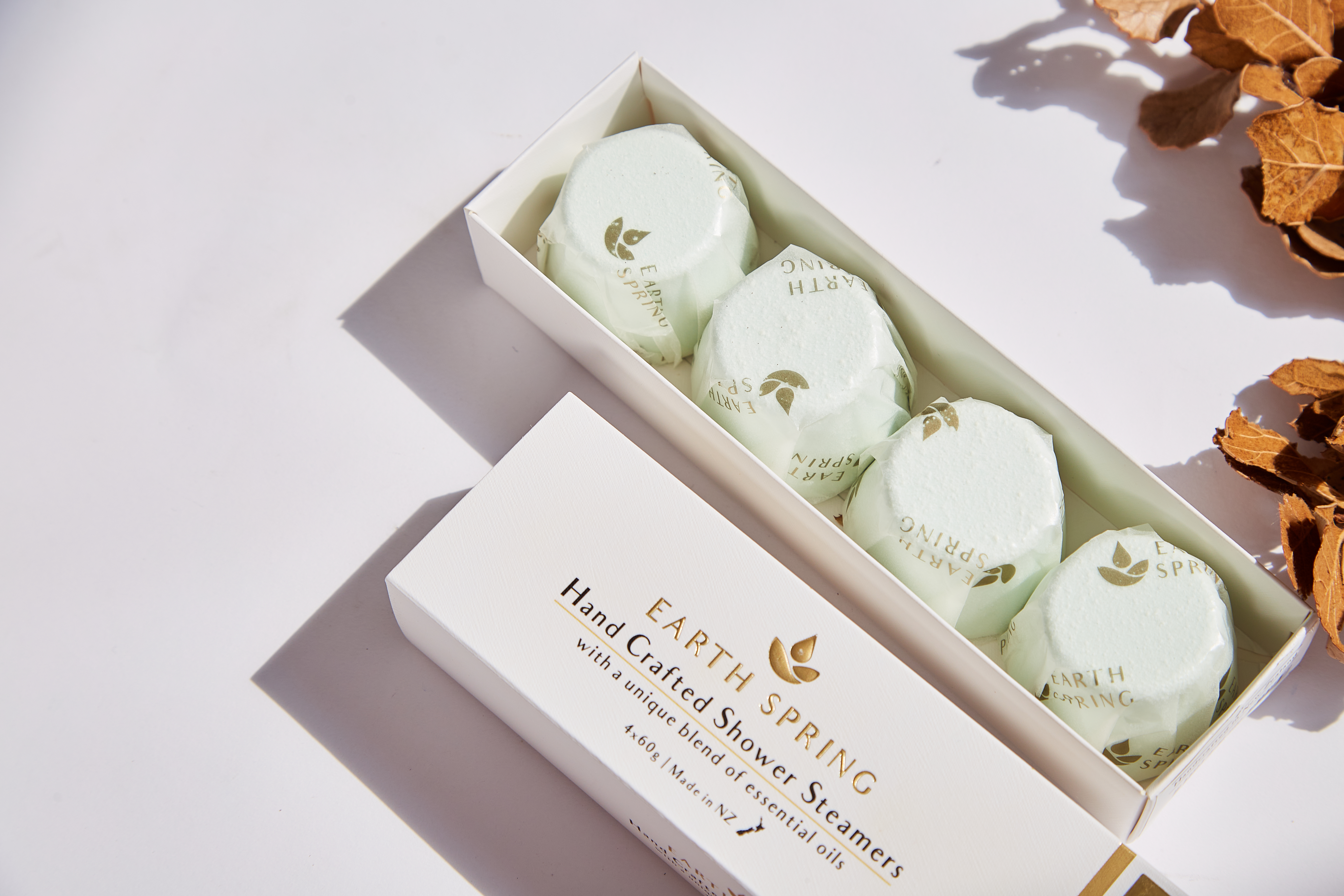 Earth Spring BREATHE Hand Crafted Shower Steamers (4 pack)