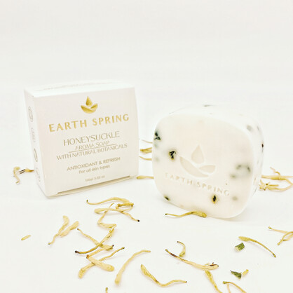 Earth Spring HONEYSUCKLE Botanical Soap Bar 100g