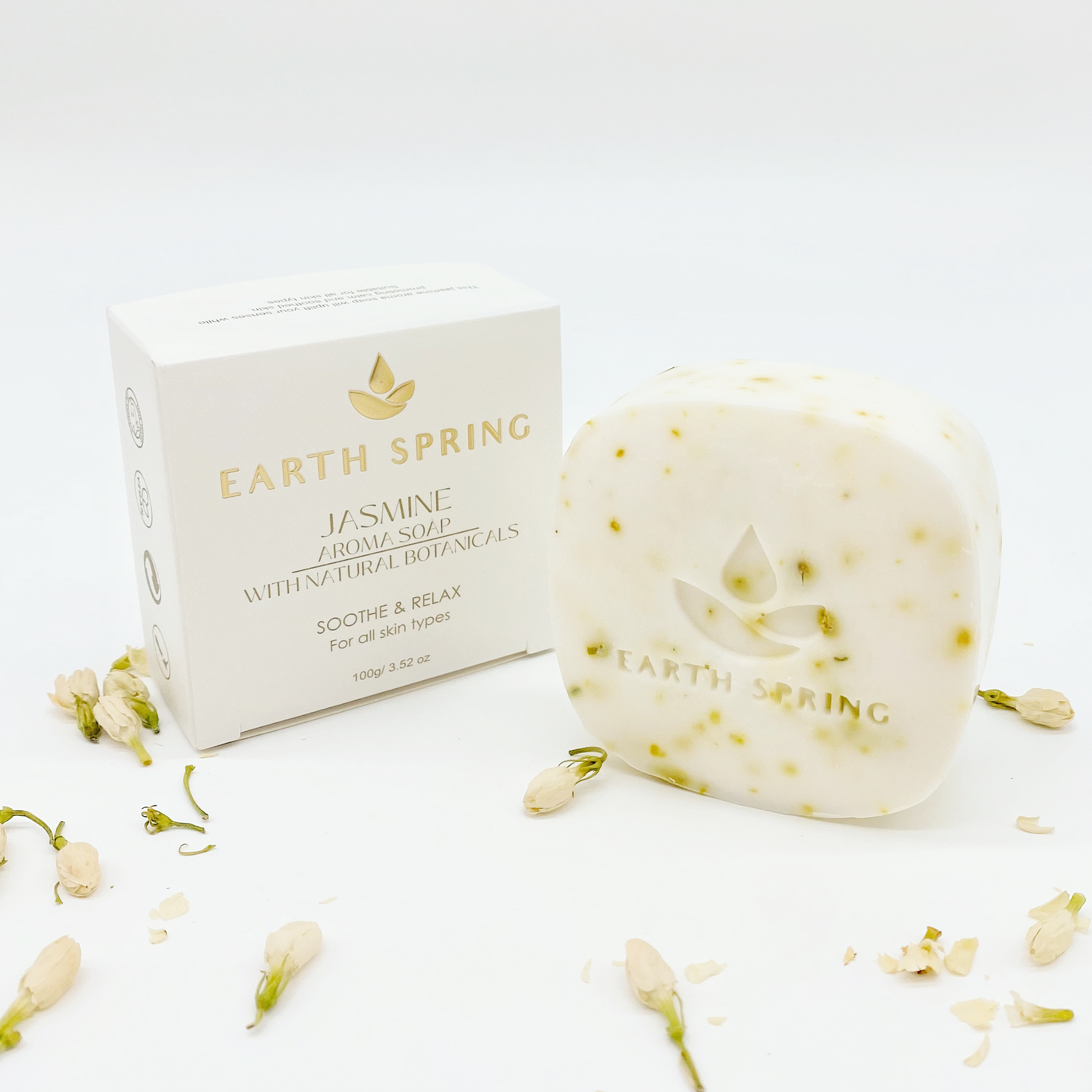 Earth Spring JASMINE Botanical Soap Bar 100g