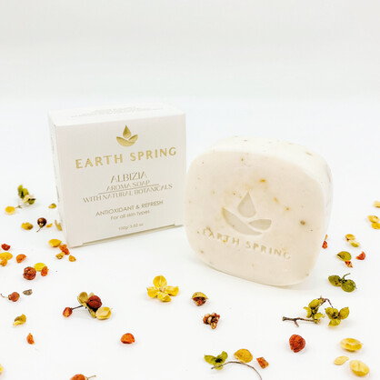 Earth Spring ALBIZIA Botanical Soap Bar 100g