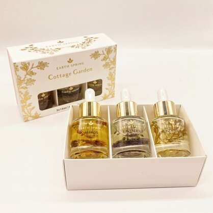 Earth Spring COTTAGE GARDEN Trio of Oils Set