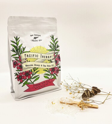 New Zealand Beauty Spa - Pacific Therapy Manuka Honey & Tea Tree Oil Soothing Bath Soak 1kg