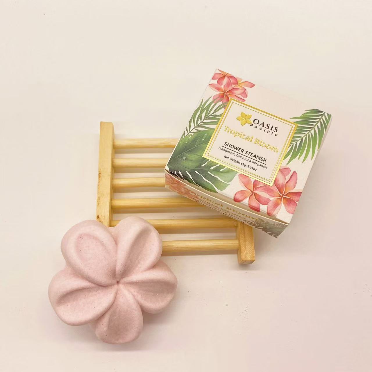 OASIS PACIFIC HANDCRAFTED SHOWER STEAMER 65G - TROPICAL BLOOM