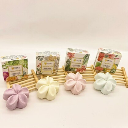 OASIS PACIFIC HANDCRAFTED SHOWER STEAMER 65G - TROPICAL BLOOM